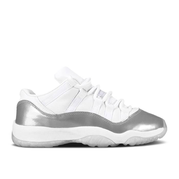 ナイキ エアジョーダン Air Jordan 【 Wmns Jordan 11 Retro Low 'Metallic' 2001 Women White/Metallic Silver 】 レトロ レディース 白色 ホワイト Silver 銀色・シルバー|スニケス