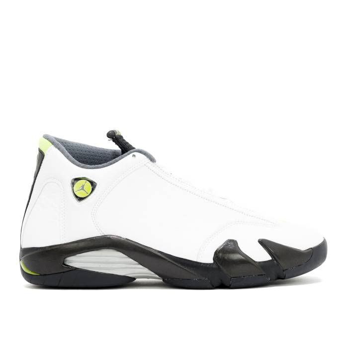 ナイキ エアジョーダン Air Jordan 【 Jordan 14 Retro 'White Chartreuse' Men White/Chartreuse/Black 】 レトロ メンズ 白色 ホワイト 黒色 ブラック|スニケス