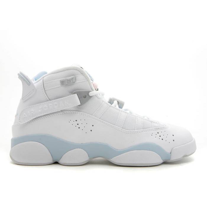 ナイキ エアジョーダン Air Jordan 【 Jordan 6 Rings Gs Youth White/White-Pale Blue 】 リング ジュニア キッズ 白色 ホワイト 青色 ブルー|スニケス