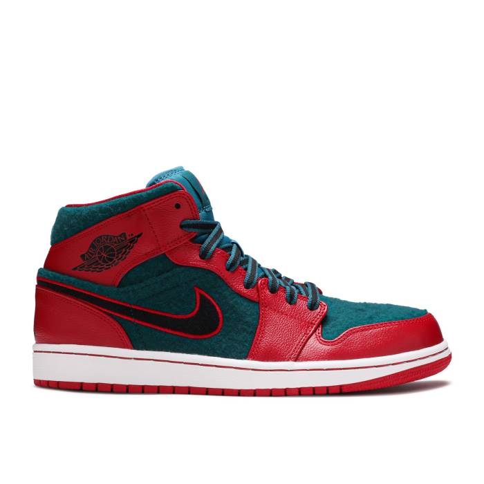 ナイキ エアジョーダン Air Jordan 【 Jordan 1 Mid \u0027Gym Red Dark Sea\u0027 Men Gym Red/Black-Dark Sea 】 ミッド Red 赤・赤いこと メンズ Red 赤・赤いこと