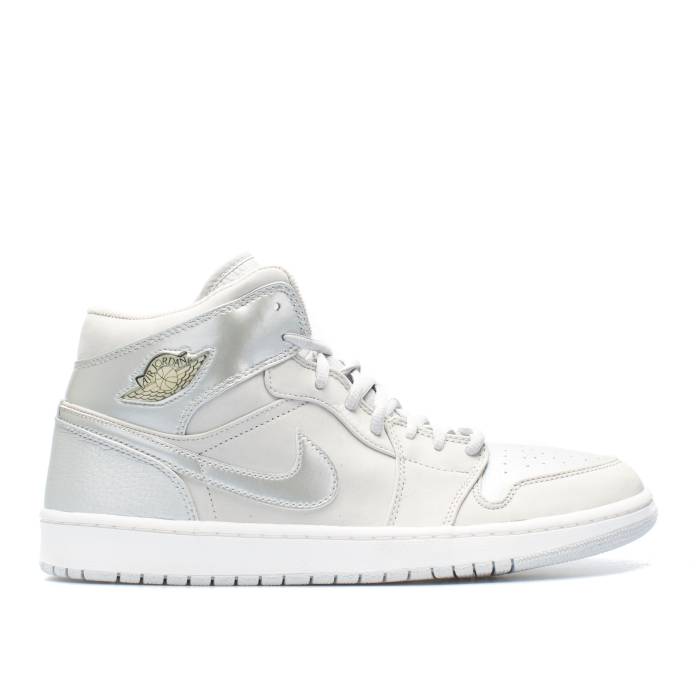 ナイキ エアジョーダン Air Jordan 【 Jordan 1 Retro + 2001 Neutral Grey Men Neutral Grey/Metallic Silver 】 レトロ メンズ 灰色 グレー Silver 銀色・シルバー