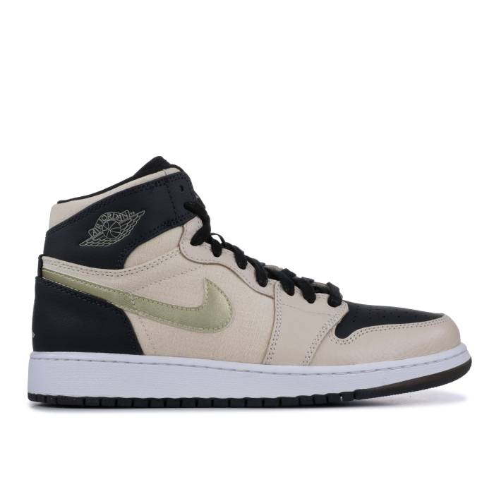 ナイキ　エアジョーダン Air Jordan 【 Jordan 1 Retro High Prm Gg 'Heiress' Youth Sail/Baroque Brown-White 】 レトロ ハイ ジュニア キッズ