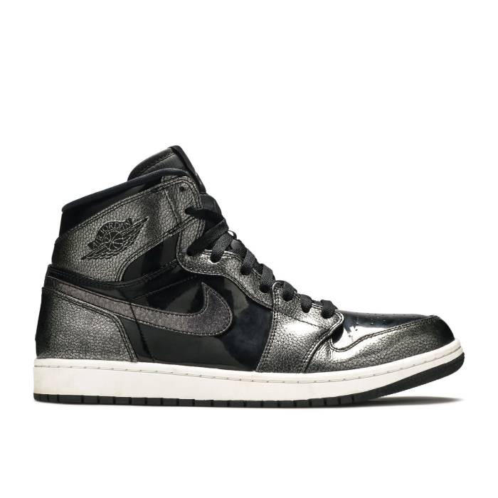 ナイキ エアジョーダン Air Jordan 【 Jordan 1 Retro High Black Patent Men Black/Black-Anthracite-White 】 レトロ ハイ メンズ 黒色 ブラック