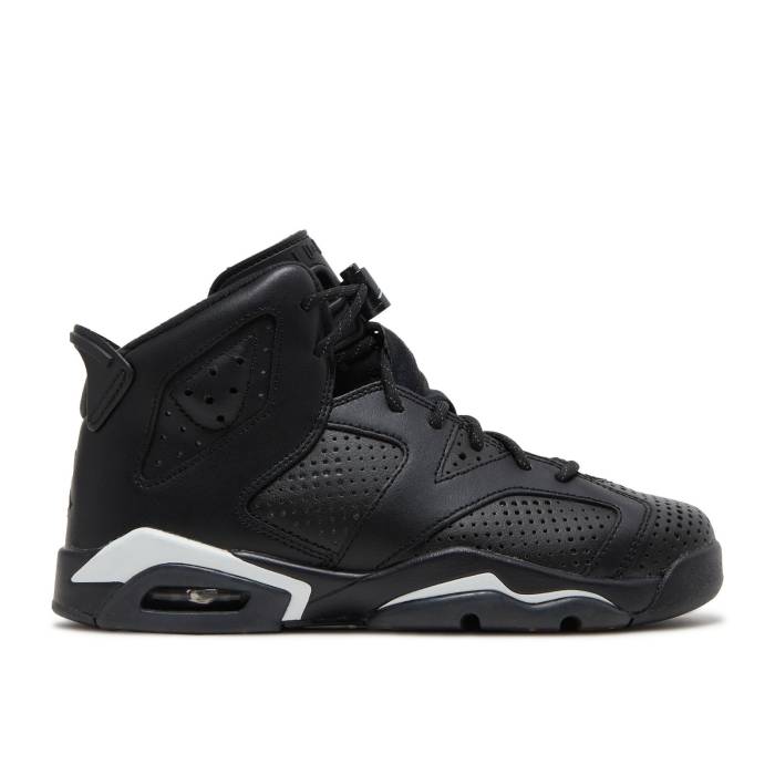 ナイキ　エアジョーダン Air Jordan 【 Jordan 6 Retro Gs 'Black Cat' Youth Black/Black-White 】 レトロ キッズ ベビー マタニティ キッズファッション 靴 スニーカー ジュニア キッズ 黒色 ブラック画像