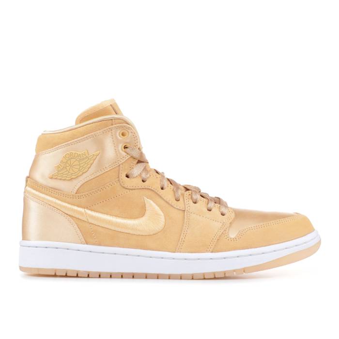 ナイキ エアジョーダン Air Jordan 【 Wmns Jordan 1 Retro High eason Of Her: Ice Peach Women Ice Peach/White-Metallic Gold 】 レトロ ハイ レディース ゴールド