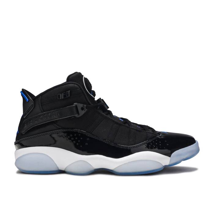 ナイキ エアジョーダン Air Jordan 【 Jordan 6 Rings \u0027Space Jam\u0027 Men Black/Hyper Royal-White 】 輪っか メンズ 黒いこと 黒いこと