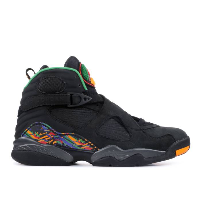 ナイキ エアジョーダン Air Jordan 【 Jordan 8 Retro \u0027Tinker - Air Raid\u0027 Men Black/Light Concord-Aloe Verde-University Red-Orange Peel 】 レトロ メンズ 黒いこと 黒いこと