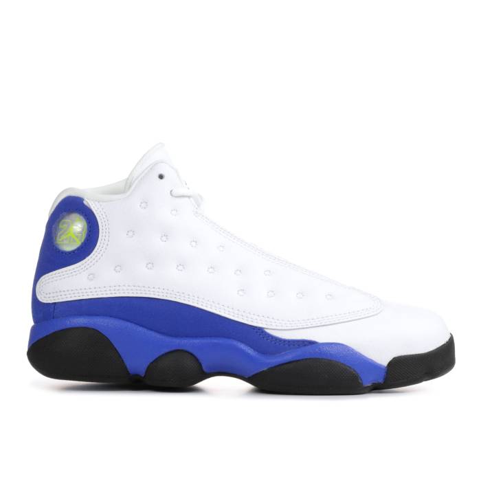 ナイキ エアジョーダン Air Jordan 【 Jordan 13 Retro Ps \u0027Hyper Royal\u0027 Youth White/Hyper Royal Blue 】 13 サー青二才 レトロ お坊っちゃん キッズ 白いこと 白いこと 青碧 青碧