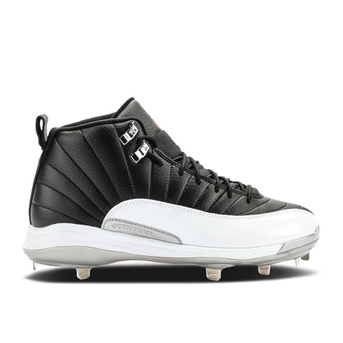 ナイキ エアジョーダン Air Jordan 【 Jordan 12 Retro Metal \u0027Playoffs\u0027 Men Black/Gym Red-White-Metallic Silver 】 レトロ 金属元素 メンズ 黒いこと 黒いこと Silver しろがね色・しろがね色