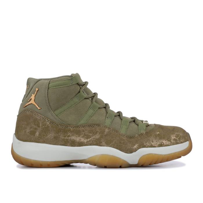 ナイキ　エアジョーダン Air Jordan 【 Wmns Jordan 11 Retro 'Olive Lux' Women Neutral Olive/Sail-Gum Light Brown-Metallic Stout 】 レトロ レディース olive オリーブ