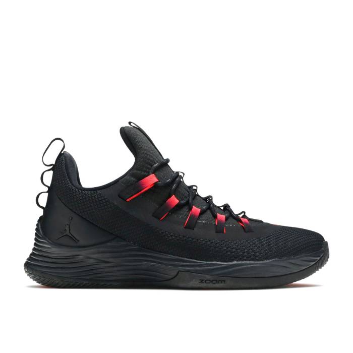 ナイキ エアジョーダン Air Jordan 【 Jordan Ultra.fly 2 Low \u0027Black Infrared\u0027 Men Black/Black-Infrared 23 】 メンズ 黒いこと 黒いこと