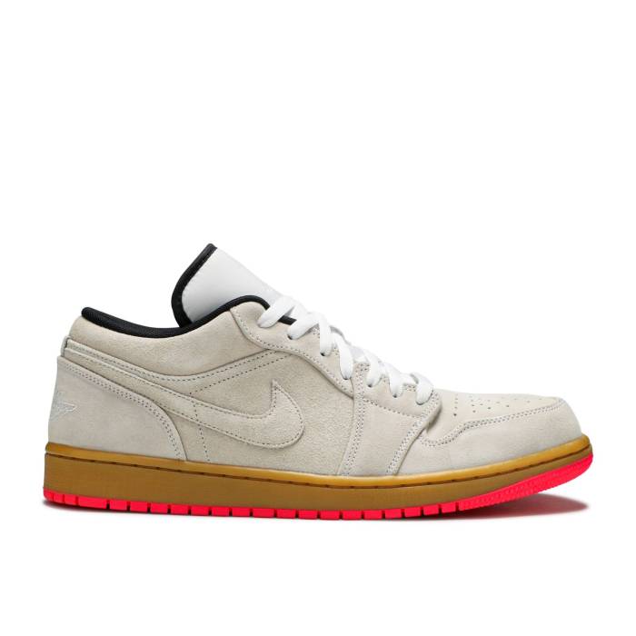 ナイキ エアジョーダン Air Jordan 【 Jordan 1 Low White Gym Yellow Men White/White-Gym Yellow-Hyper Pink 】 メンズ 白色 ホワイト pink ピンク