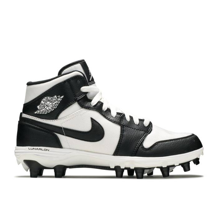ナイキ エアジョーダン Air Jordan 【 Jordan 1 Mid Td Cleat \u0027Black White\u0027 Men White/Black-Black 】 ミッド メンズ 白いこと 白いこと