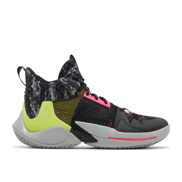 ナイキ エアジョーダン Air Jordan 【 Jordan Why Not Zer0.2 \u0027Idc\u0027 Men Light Smoke Grey/Black-Cyber-Hyper Pink 】 メンズ 薄墨色 薄墨色 pink サクラ色