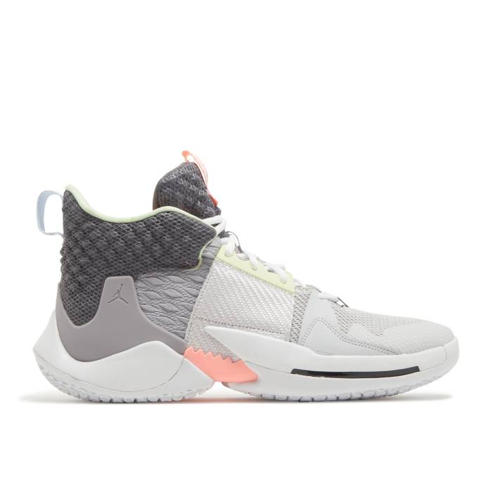ナイキ　エアジョーダン Air Jordan 【 Jordan Why Not Zer0.2 'Kb3' Men Vast Grey/Gunsmoke-Atmosphere Grey-White 】 メンズ 灰色 グレー