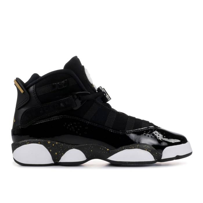 ナイキ　エアジョーダン Air Jordan 【 Jordan 6 Rings Gs 'Black Metallic Gold' Youth Black/Metallic Gold-White 】 リング ジュニア キッズ 黒色 ブラック｜スニケス