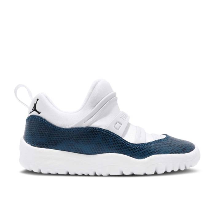 ナイキ エアジョーダン Air Jordan 【 Jordan 11 Retro Little Flex Td nakeskin Infant White/Navy-Black 】 レトロ ベビー 白色 ホワイト