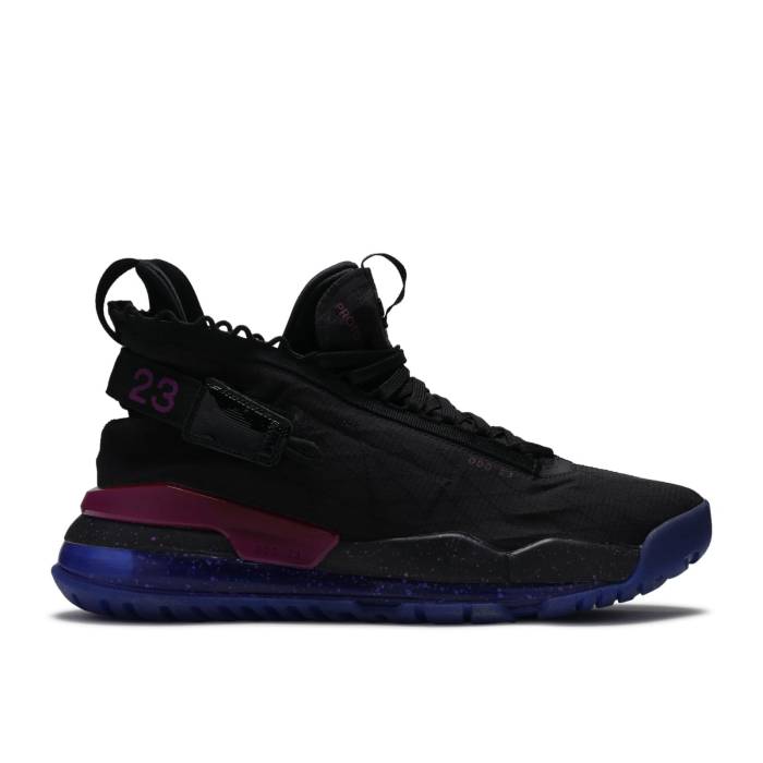 ナイキ　エアジョーダン Air Jordan 【 Jordan Proto Max 720 'Black Violet' Men Black/Racer Blue-Hyper Violet 】 マックス メンズ 黒色 ブラック 紫・バイオレット｜スニケス