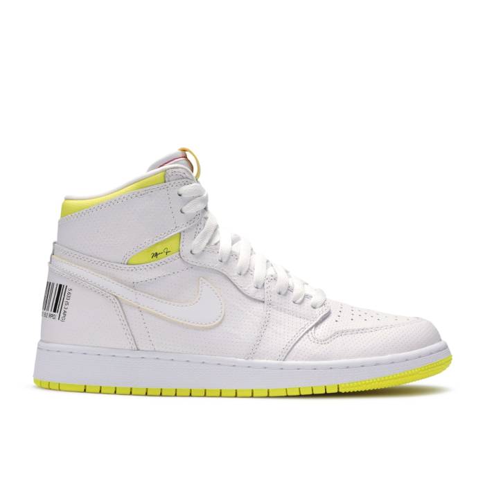 ナイキ エアジョーダン Air Jordan 【 Jordan 1 Retro High Og Gs First Class Flight Youth White/Black-University Red-Dynamic Yellow 】 レトロ ハイ ジュニア キッズ 白色 ホワイト yellow 黄色・イエロー
