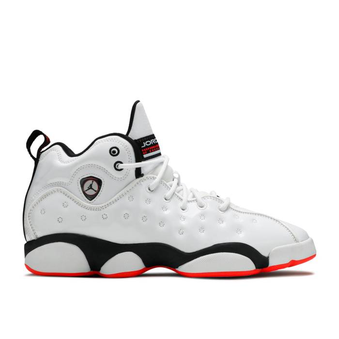 ナイキ エアジョーダン Air Jordan 【 Jordan Jumpman Team 2 Gs 'White Black' Youth White/Black/Infrared 23 】 Jumpman ジャンプマン Team チーム ジュニア キッズ 白色 ホワイト 黒色 ブラック|スニケス