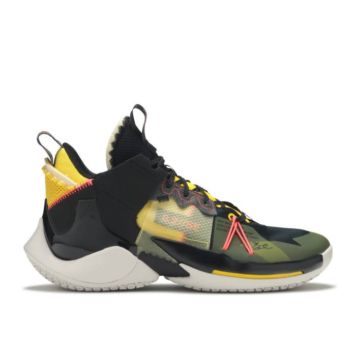 ナイキ エアジョーダン Air Jordan 【 Jordan Why Not Zer0.2 Flash Crimson Men Black/Flash Crimson/Amarillo/Vast Grey 】 メンズ 黒色 ブラック クリムゾン 灰色 グレー