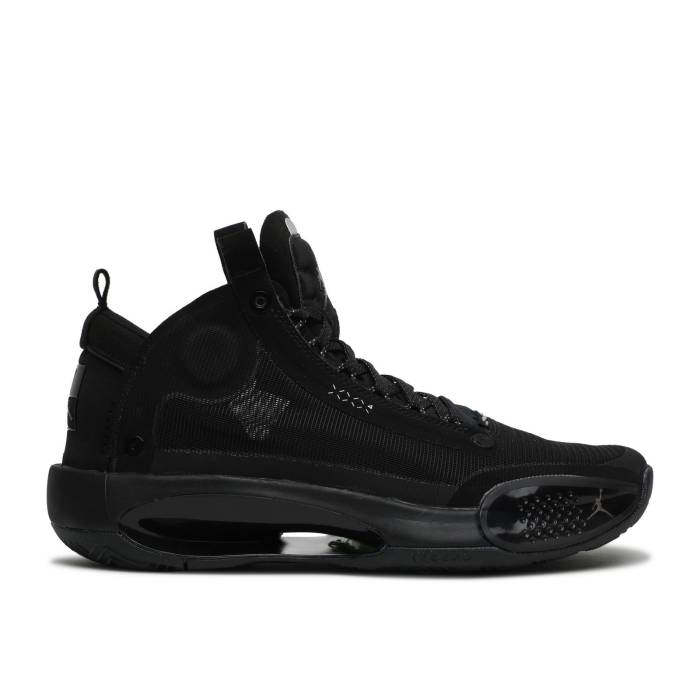 ナイキ　エアジョーダン Air Jordan 【 Jordan 34 'Black Cat' Men Black/Dark/Smoke Grey/Electric Green 】 メンズ 黒色 ブラック 灰色 グレー green 緑・グリーン