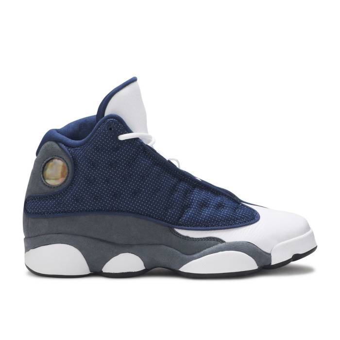 ナイキ エアジョーダン Air Jordan 【 Jordan 13 Retro Gs Flint 2020 Youth Navy/Carolina Blue/Flint Grey/White 】 13 サーティーン レトロ ジュニア キッズ 紺色 ネイビー カロライナ 青色 ブルー 灰色 グレー 白