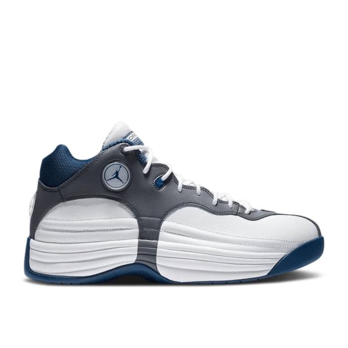 ナイキ　エアジョーダン Air Jordan 【 Jordan Jumpman Team 1 'White French Blue' Men White/French Blue/Flint Grey 】 Jumpman ジャンプマン Team チーム メンズ 白色 ホワイト 青色 ブルー 灰色 グレー
