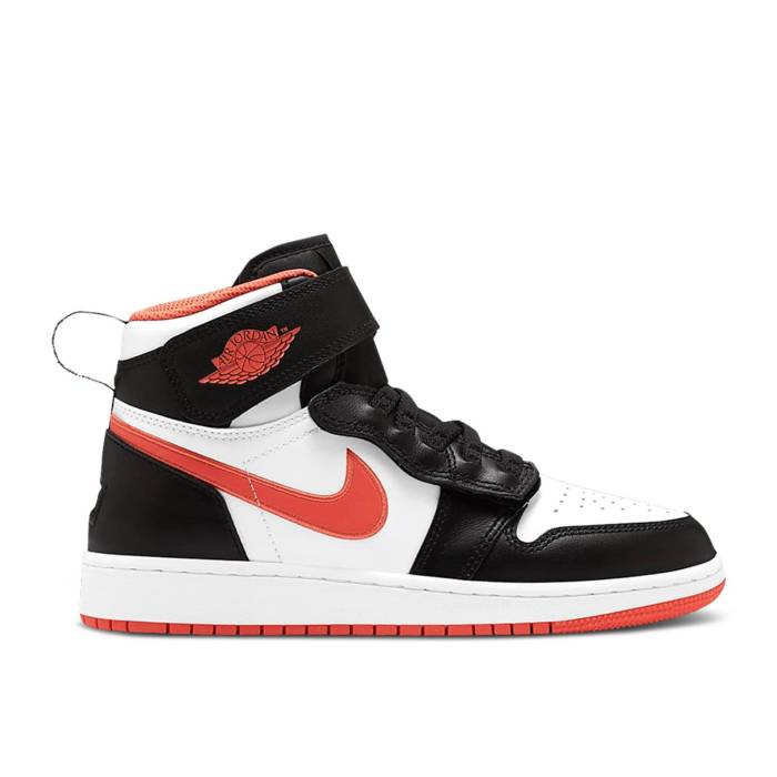 ナイキ　エアジョーダン Air Jordan 【 Jordan 1 High Flyease Gs 'Turf Orange' Youth Black/White/Turf Orange 】 ハイ ジュニア キッズ 黒色 ブラック 白色 ホワイト ターフ orange 橙・オレンジ｜スニケス