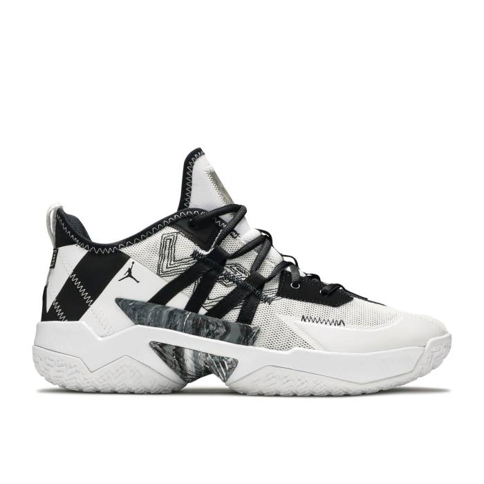 ナイキ エアジョーダン Air Jordan 【 Jordan One Take 2 \u0027Marble\u0027 Men White/Black/Wolf Grey/Black 】 メンズ 白いこと 白いこと 黒いこと 黒いこと 薄墨色 薄墨色