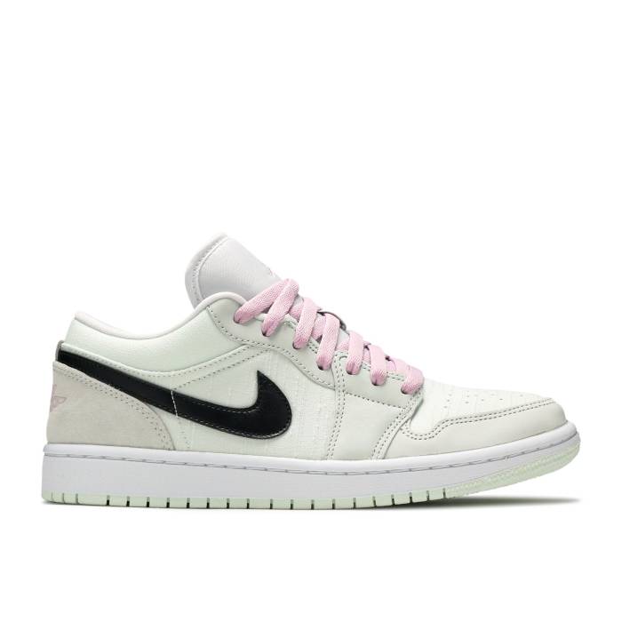 ナイキ エアジョーダン Air Jordan 【 Wmns Jordan 1 Low Se 'Barely Green' Women Barely Green/Black/Light Arctic Pink/White 】 レディース green 緑・グリーン 黒色 ブラック pink ピンク 白色 ホワイト|スニケス