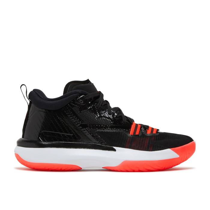 ナイキ　エアジョーダン Air Jordan 【 Jordan Zion 1 Gs 'Bloodline' Youth Black/White/Bright Crimson 】 ジュニア キッズ 黒色 ブラック 白色 ホワイト クリムゾン｜スニケス