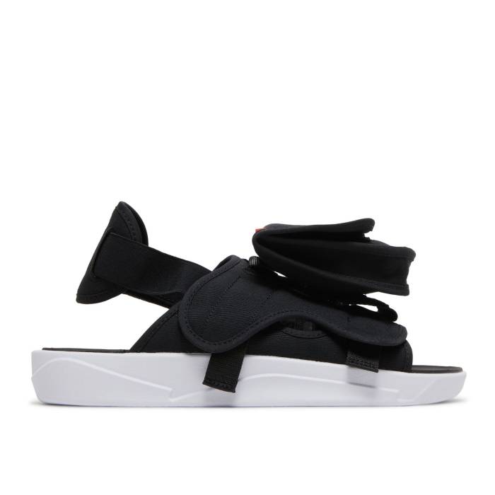 ナイキ エアジョーダン Air Jordan 【 Jordan Ls Slide Bred Men Black/White/University Red 】 Slide サンダル メンズ 黒色 ブラック 白色 ホワイト Red 赤・レッド