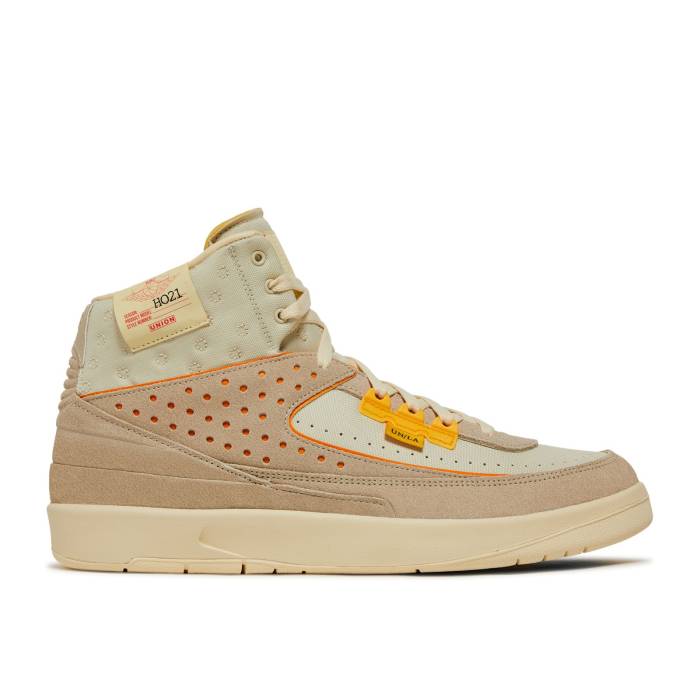 ナイキ エアジョーダン Air Jordan 【 Union La X Jordan 2 Retro Sp Rattan Men Rattan/Siren Red/Beach/Orange Peel 】 Union ユニオン ロサンゼルス レトロ メンズ Red 赤・レッド orange 橙・オレンジ