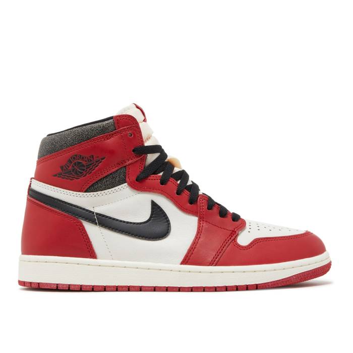 ナイキ エアジョーダン Air Jordan 【 Jordan 1 Retro High Og \u0027Chicago Lost \u0026 Found\u0027 Men Varsity Red/Black/Sail/Muslin 】 レトロ 御機嫌 メンズ Red 赤・赤いこと 黒いこと 黒いこと