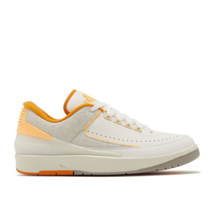 ナイキ エアジョーダン Air Jordan 【 Jordan 2 Retro Low 'Melon Tint' Men Sail/Melon Tint/Light Curry/Cobblestone/Muslin 】 レトロ メンズ カリー|スニケス