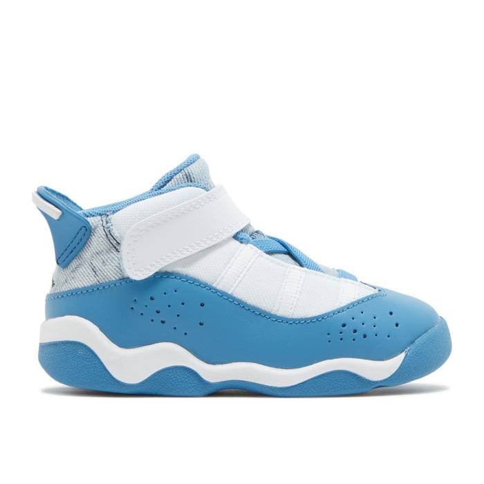 ナイキ　エアジョーダン Air Jordan 【 Jordan 6 Rings Td 'White Dutch Blue' Infant White/Dutch Blue 】 リング ベビー 白色 ホワイト 青色 ブルー｜スニケス