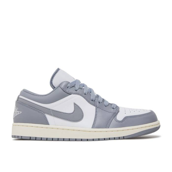 ナイキ エアジョーダン Air Jordan 【 Jordan 1 Low Vintage Grey Men Stealth/White/Sail 】 メンズ ステルス 白色 ホワイト
