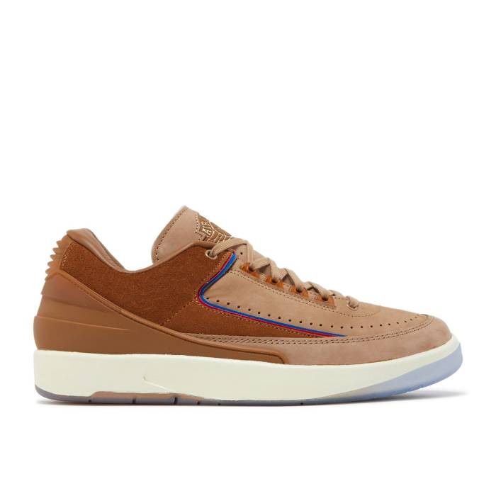 ナイキ エアジョーダン Air Jordan 【 Two 18 X Jordan 2 Retro Low Men Rocky Tan/British Tan/Gym Red/Team Royal 】 レトロ メンズ Red 赤・赤いこと Team 野球クラブ
