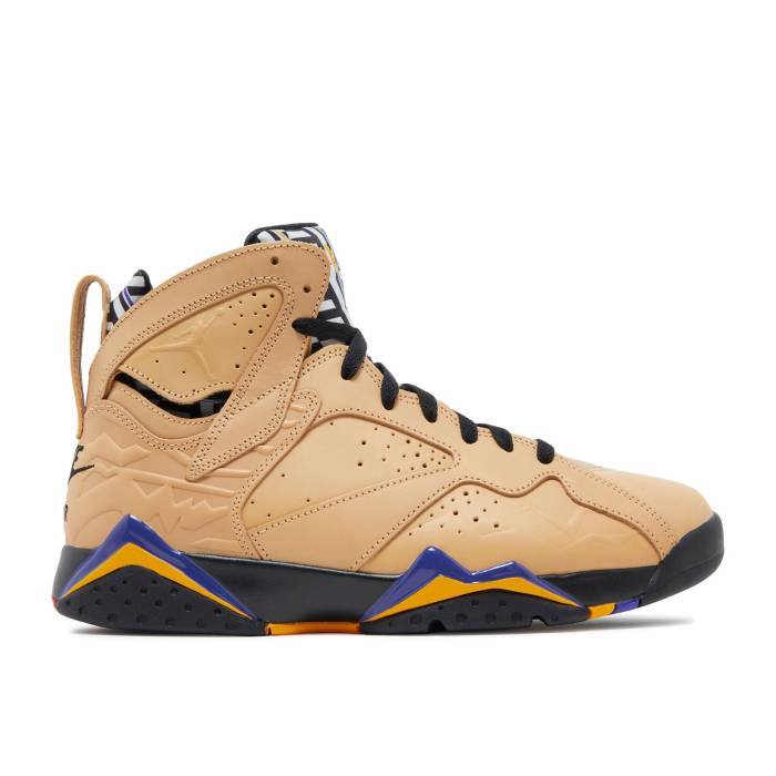 ナイキ エアジョーダン Air Jordan 【 Jordan 7 Retro Se \u0027Afrobeats\u0027 Men Vachetta Tan/Black/Taxi/Dark Concord 】 レトロ メンズ 黒いこと 黒いこと コンコルド・コンコード