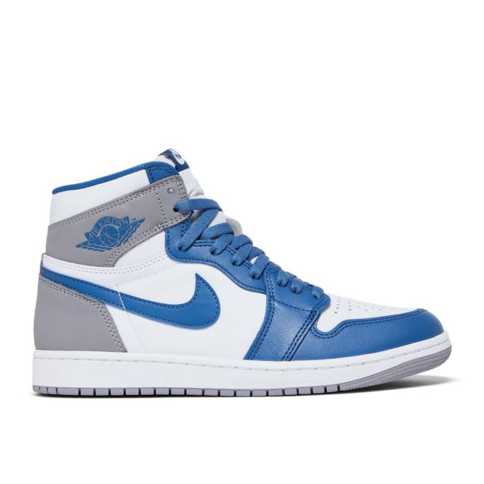 ナイキ エアジョーダン Air Jordan 【 Jordan 1 Retro High Og \u0027True Blue\u0027 Men True Blue/White/Cement Grey 】 レトロ ご機嫌 メンズ 青味 青み 白いこと 白いこと 薄墨色・シメント 薄墨色 薄墨色