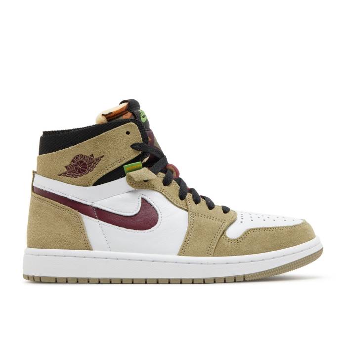 ナイキ エアジョーダン Air Jordan 【 Jordan 1 Zoom Comfort \u0027Neutral Olive Cherrywood\u0027 Men Neutral Olive/Cherrywood Red/Black/Altitude Green 】 望遠レンズ olive オリーブ メンズ olive オリーブ Red 赤・赤いこと 黒いこと 黒いこと g