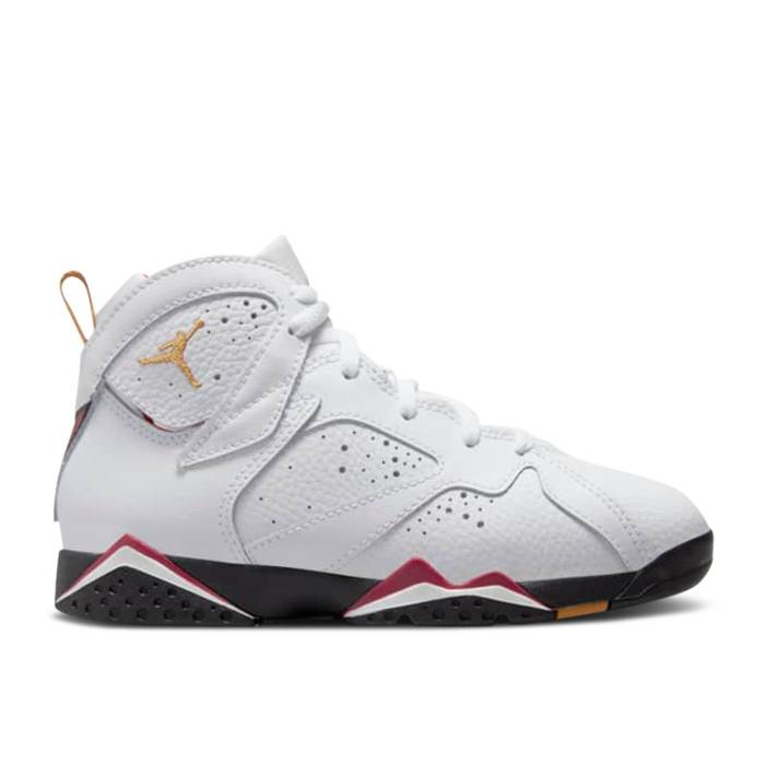ナイキ エアジョーダン Air Jordan 【 Jordan 7 Retro Ps 'Cardinal' 2022 Youth White/Black/Cardinal Red/Chutney 】 レトロ ジュニア キッズ 白色 ホワイト 黒色 ブラック カーディナル Red 赤・レッド|スニケス