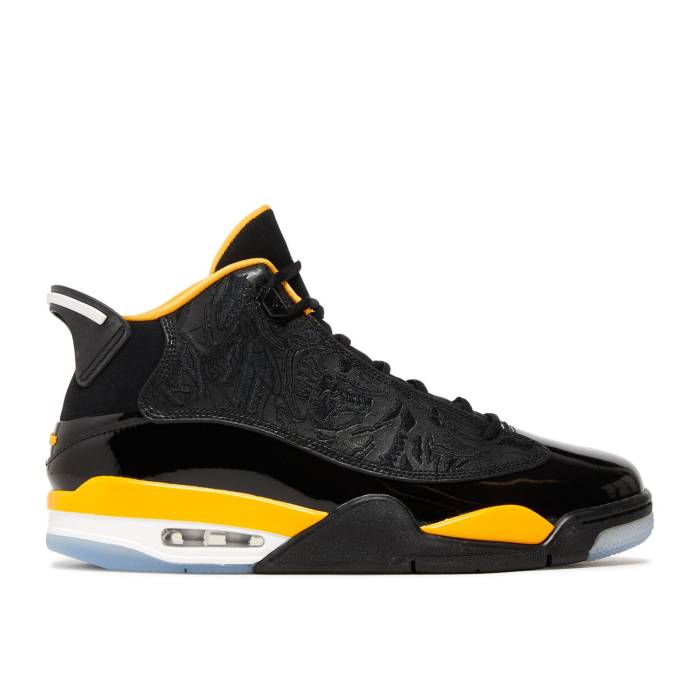 ナイキ エアジョーダン Air Jordan 【 Jordan Dub Zero \u0027Black Taxi\u0027 Men Black/Taxi/White 】 絶無 メンズ 黒いこと 黒いこと 白いこと 白いこと