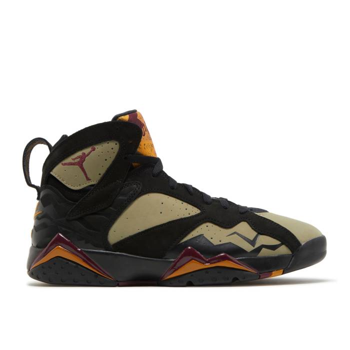 ナイキ エアジョーダン Air Jordan 【 Jordan 7 Retro \u0027Black Olive\u0027 Men Black/Cherrywood Red/Neutral Olive/Chutney 】 レトロ メンズ 黒いこと 黒いこと Red 赤・赤いこと olive オリーブ