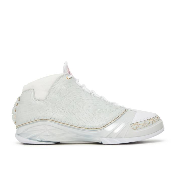 ナイキ エアジョーダン Air Jordan 【 Jordan 23 Retro \u0027Year Of The Rabbit\u0027 Men Light Silver/Challenge Red/Ivory/Metallic Gold/White 】 レトロ メンズ Silver しろがね色・しろがね色 Red 赤・赤いこと 象牙色 ゴールド 白いこと ホ