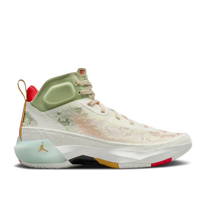 ナイキ　エアジョーダン Air Jordan 【 Jordan 37 'Year Of The Rabbit' Men Ivory/Sanded Gold/Faded Green 】 メンズ アイボリー ゴールド green 緑・グリーン