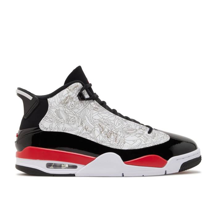 ナイキ エアジョーダン Air Jordan 【 Jordan Dub Zero \u0027Fire Red\u0027 Men White/Black/Fire Red 】 皆無 メンズ 白いこと 白いこと 黒いこと 黒いこと たき火 Red 赤・赤いこと