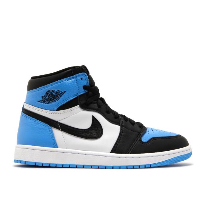 ナイキ エアジョーダン Air Jordan 【 Jordan 1 Retro High Og \u0027Unc Toe\u0027 Men University Blue/Black/White 】 レトロ ご機嫌 メンズ 青味 青み 黒いこと 黒いこと 白いこと 白いこと