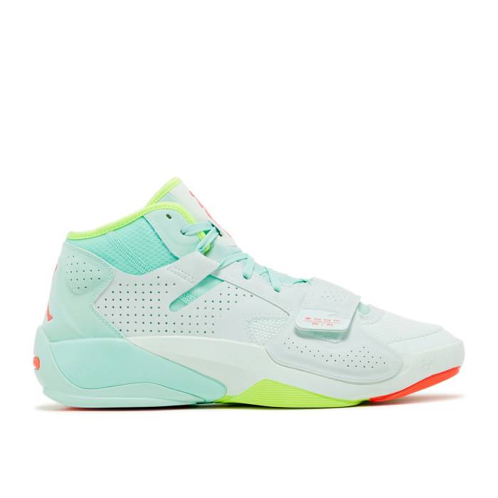 ナイキ エアジョーダン Air Jordan 【 Jordan Zion 2 \u0027Spring Hoops\u0027 Men Barely Green/Flash Crimson/Volt/Mint Foam 】 メンズ green 緑・緑であること クリムゾン